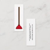 Modèle de carte de visite des services de plomberi (Devant / Derrière)