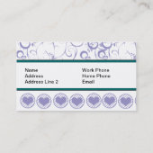 Modèle de carte de visite Designer (Dos)