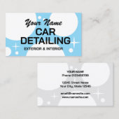 Modèle de carte de visite détaillé du véhicule (Devant / Derrière)