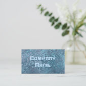Modèle de carte de visite d'impression bleue corro (Debout devant)