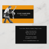 Modèle de carte de visite d'instructeur de (Devant / Derrière)