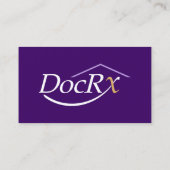 Modèle de carte de visite DocRx (Dos)
