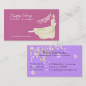 Modèle de carte de visite d'organisateur de (Devant / Derrière)