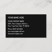 Modèle de carte de visite Dragon (Dos)