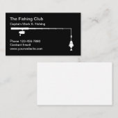 Modèle de carte de visite du club de pêche sportiv (Devant / Derrière)