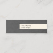 Modèle de carte de visite du concepteur d'intérieu (Devant)