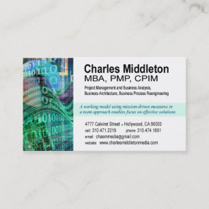 Modèle de carte de visite du Cyber Tech-1