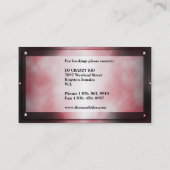 Modèle de carte de visite du DJ d'écossais de (Dos)