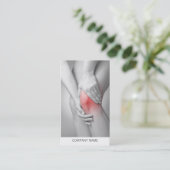 Modèle de carte de visite du genou de la femme (Debout devant)