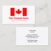 Modèle de carte de visite du logo de la société ca (Devant / Derrière)