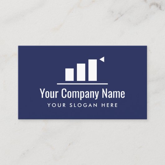 Modèle de carte de visite du logo de l'entreprise  (Devant)