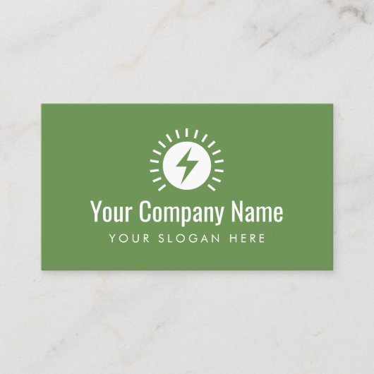 Modèle de carte de visite du logo de l'entreprise  (Devant)