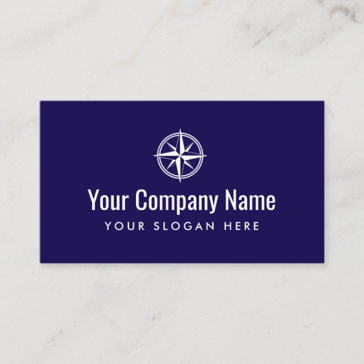 Modèle de carte de visite du logo de l'étoile de c (Devant)