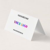 Modèle de carte de visite du site Web de nom de lo (Dos)