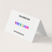 Modèle de carte de visite du site Web de nom de lo (Devant)