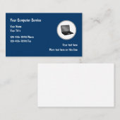 Modèle de carte de visite du thème de la technolog (Devant / Derrière)