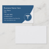 Modèle de carte de visite du thème Santé Médicale (Devant / Derrière)