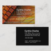 Modèle de carte de visite du Web Design-1 (orange) (Devant / Derrière)