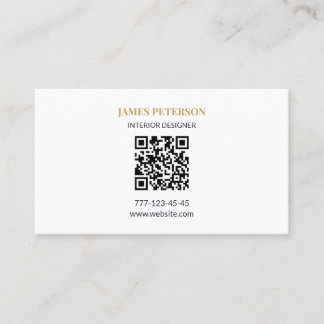 Modèle de carte de visite éditable minimaliste mod