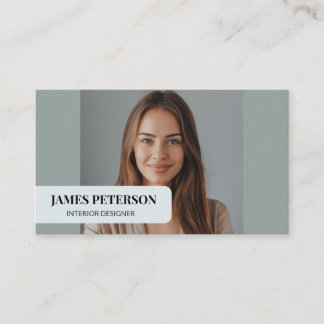 Modèle de carte de visite éditable minimaliste mod