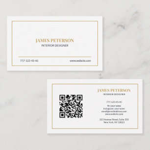 Modèle de carte de visite éditable minimaliste mod