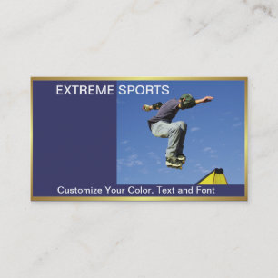 Modèle de carte de visite Extreme Sports