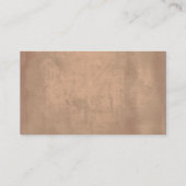 modèle de carte de visite feuille de palme photo o (Dos)