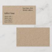 Modèle de carte de visite (finition de Papier (Devant / Derrière)