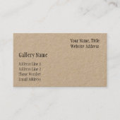 Modèle de carte de visite (finition de Papier (Devant)