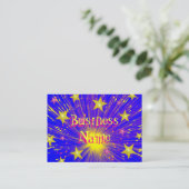 Modèle de carte de visite Firework (Debout devant)
