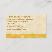 Modèle de carte de visite Fizz ananas (Dos)