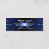 Modèle de carte de visite futuriste Hi Tech (Dos)