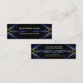 Modèle de carte de visite futuriste Hi Tech (Devant / Derrière)