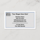 Modèle de carte de visite Google Review moderne (Dos)