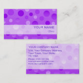 Modèle de carte de visite Graphe Fizz (Devant / Derrière)