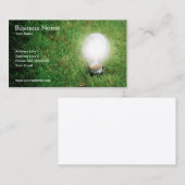 Modèle de carte de visite Green Energy (Devant / Derrière)