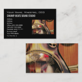 Modèle de carte de visite, industrie musicale (Devant / Derrière)