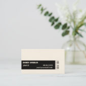 Modèle de carte de visite liée au piano (Debout devant)