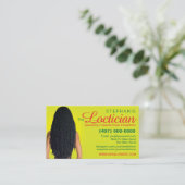 Modèle de carte de visite locale de tressage de ch (Debout devant)