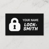 Modèle de carte de visite Locksmith avec logo cade (Devant)