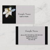 modèle de carte de visite magnolia art photo origi (Devant / Derrière)