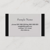 modèle de carte de visite magnolia art photo origi (Dos)