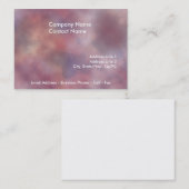 Modèle de carte de visite Mauve (Devant / Derrière)