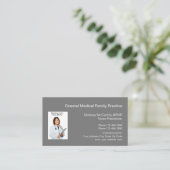 Modèle de carte de visite Médicale pour les infirm (Debout devant)