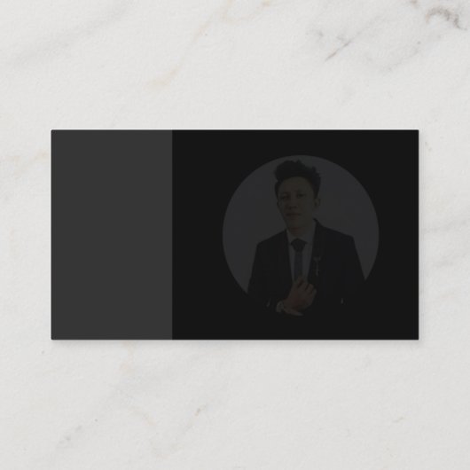 Modèle de carte de visite moderne (Dos)