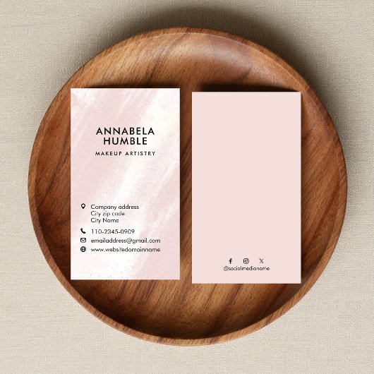 Modèle de carte de visite moderne avec texture de 