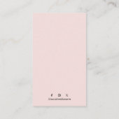 Modèle de carte de visite moderne avec texture de  (Dos)