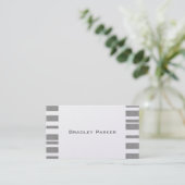 modèle de carte de visite moderne chic sur carte a (Debout devant)