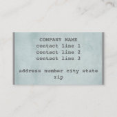 modèle de carte de visite moderne en bleu clair (Dos)