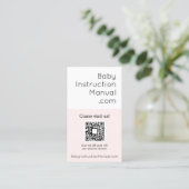 Modèle de carte de visite moderne personnalisée à  (Debout devant)